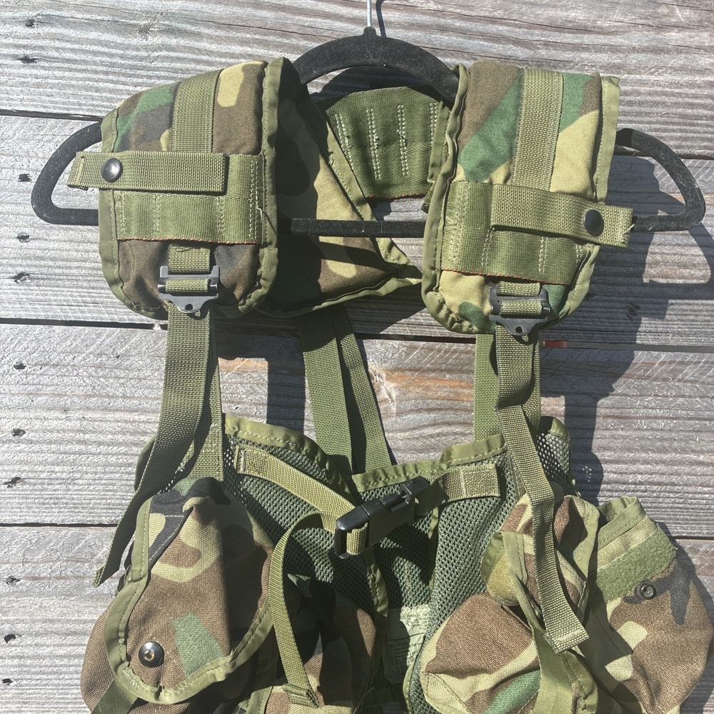 US Military Issue Enhanced Load Bearing Vest 80's 90's (Made in USA) - Picture 3 of 7